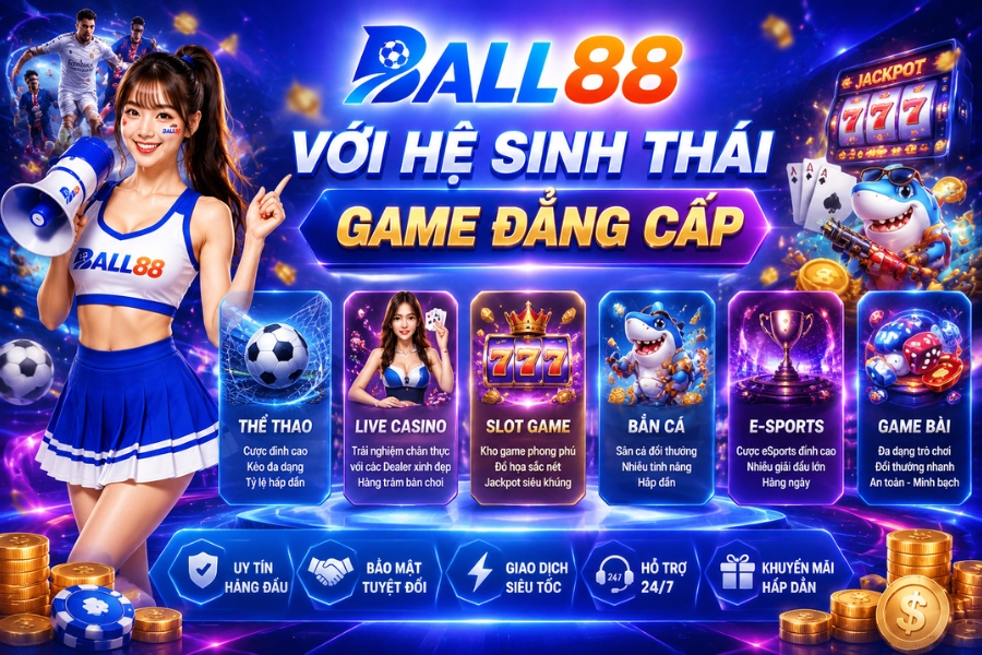 🎮 Khám phá hệ sinh thái game online đa dạng tại Ball88