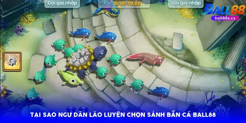 Tại sao ngư dân lão luyện chọn sảnh bắn cá Ball88