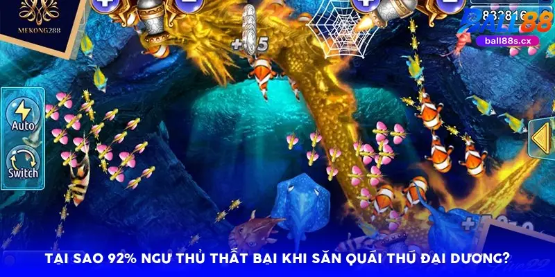 Tại sao 92% ngư thủ thất bại khi săn quái thú đại dương?
