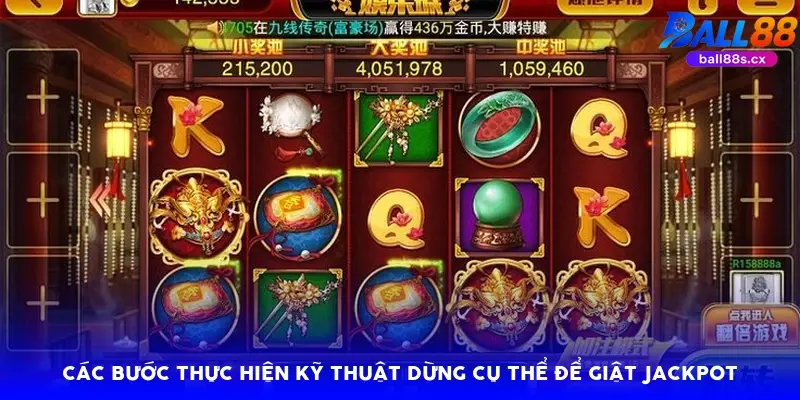 Các bước thực hiện kỹ thuật dừng cụ thể để giật Jackpot